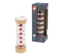 Janod - Bastone della Pioggia in Legno per Neonati - Giocattolo Musicale per la Prima Infanzia - Apprendimento delle capacità motorie Fini - Stimolazione visiva e Sonora - Vernice ad Acqua - 6 Mesi +