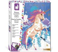 JANOD Paint By Numbers Unicorni 2 X Tavolette Nuovo IN Scatola 7+