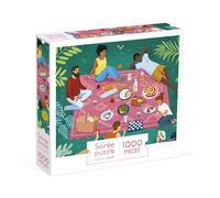 Janod Puzzle 1000 pezzi Adulti Adolescenti Bambini, Picnic tra amici, Sviluppa pazienza e destrezza, Produzione europea, inchiostri a base vegetale e certificato FSC, Da 8 anni, J02496