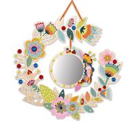Janod - Porta Gioielli in Legno da Decorare - Les Ateliers du Calme - Kit Creativo per il Tempo Libero Dei Bambini - Sviluppo della Motricità Fine e della Creatività - Dall'Età di 7 Anni, J07923