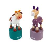 Janod PUPPET POCKET PUPUSH UP VACCA E ASINO