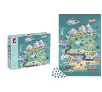 Janod - Puzzle 1500 pezzi - Evasione - Per Adulti Adolescenti e Bambini - Fabbricazione Europea e Certificazione FSC - Dai 10 Anni, J02514