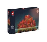 Janod - Puzzle 2000 Pezzi - Autunno Rosso - Per Adulti Adolescenti e Bambini - Fabbricazione Europea e Certificazione FSC - Dai 10 Anni, J02518