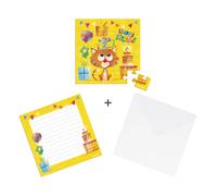 Janod Puzzle 2puzzle Cat´s Birthday 5 Pezzi