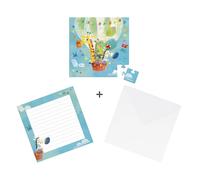 Janod Puzzle 2puzzle Hot Air Balloon Ride 5 Pezzi