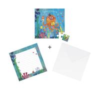 Janod Puzzle 2puzzle Octopus Themed Birthday 5 Pezzi