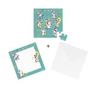 Janod Puzzle 2puzzle Unicorn Party 5 Pezzi