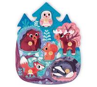 Janod puzzle a incastro in legno animali del bosco