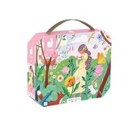 Janod - Puzzle Dama nella Natura - Puzzle 200 Pezzi in Cartone FSC - Sviluppa la Pazienza e la Concentrazione - Fabbricato in Francia - Puzzle per Bambini dai 7 Anni, J02547