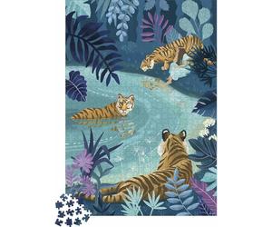 janod Puzzle dell'incontro con la tigre 1000 pezzi 1 St