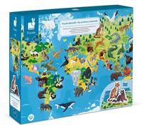 JANOD puzzle educativo animali a rischio, 200 pezzi