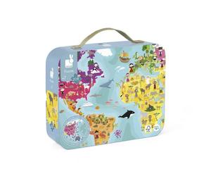 Janod Puzzle fronte/retro pianeta blu 2x20pz