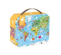 Janod Puzzle Gigante Del Planisfero 300 Pezzi