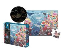 Janod - Puzzle Magico per Bambini da 24 Pezzi: L’Oceano, Giochi Educativi, Sviluppo di Abilità Fino-Motorie, Osservazione e Concentrazione, Certificazione FSC, dai 3 Anni in Su, J02654