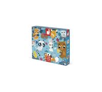 Janod Tactile Puzzle puzzle Forest Animals 2 y+ 20 pz