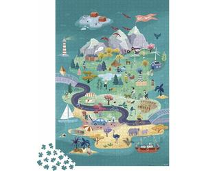 janod Puzzle Viaggio nell'isola dell'armonia 1500 pezzi 1 St