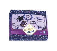 Janod - 8 Gioielli da Creare - Tema Streghe e Maghi - Magic School - Kit Creativo per Bambini - Apprendimento della Motricità Fine e Concentrazione - A partire dai 8 anni - J09132