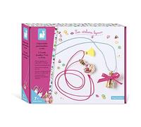 Janod - Set 2 Collane con Fiale e Dolcetti Fai-Da-Te - Les Ateliers Bijoux - Attività Creativa per Bambini - Abilità Manuali e Concentrazione - Dai 7 Anni, J07935