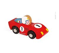 Janod J08545 Story Racing Wooden Car, Speed