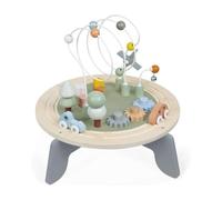 Janod - Tavolo Multiattività in Legno Sweet Cocoon - Tavolo Multi-Gioco Prima Infanzia - Motricità Fine - Piedini Antiscivolo - Colori Ad Acqua - Certificazione FSC - Da 1 Anno in Su, J04402