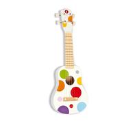 Janod - Ukulélé in Legno Confetti - Strumento Musicale per Bambini Ukulele - Gioco di Sviluppo Musicale - Vernice all'Acqua - A Partire dai 3 Anni