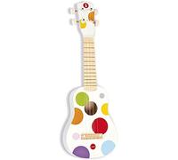 Janod - Ukulélé in Legno Confetti - Strumento Musicale per Bambini Ukulele - Gioco di Sviluppo Musicale - Vernice all'Acqua - A Partire dai 3 Anni