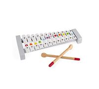 Janod - Xilofono in Metallo Coriandoli, Strumento Musicale per Bambini, Giocattolo Di Imitazione e Risveglio Musicale - Da 2 Anni in su, J07604