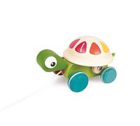 Janod J08236 Wooden Pull-Along Animal, Turtle