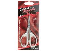 Janome 11,4 cm a Punta fine Ricamo Cucito Wizards Forbici, Metallo, Viola, 9 x 12 x 16 cm