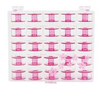 Janome Cherry Blossom 25 Bobine Rosa Con Custodia