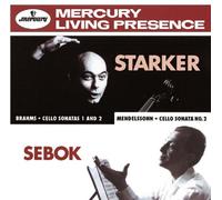 JANOS STARKER - BRAHMS: CELLO SONATA NO.1 & 2/MENDELSSOHN: CELLO SONATA NO.2