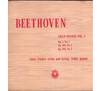 Janos Starker, Gyorgy Sebok - Beethoven: Cello Sonatas Vol. 1 [LP]