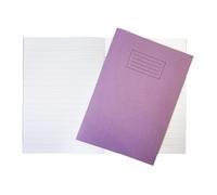 Janrax Confezione da 10 quaderni formato A4, 40 pagine, carta WF, con copertina Manilla da 225 g/m², colore: viola
