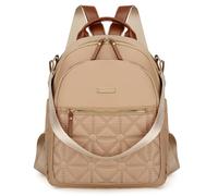 JANSBEN Zaino da donna, piccolo, da città, antifurto, in nylon, per scuola, viaggi, lavoro