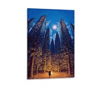 JANSD Magic Realism di Rob Gonsalves - Poster su tela, decorazione artistica da parete con cornice, 40,6 x 61 cm