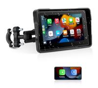 Jansite Carplay Moto Android Auto, 5 Pollici Impermeabile Touchscreen Navigatore Moto Schermo Car Play Siri/GoOgle Assistant