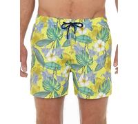 JANSON Boxer da Bagno Tropicana Pantaloncini da tavola, Stampa Tropicale Sfondo Giallo, 12 Mesi Uomo