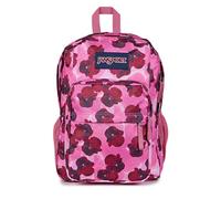 JanSport Big Day Pack Zaino - Zaino grande per laptop con doppi scomparti e cinghie ergonomiche, capacità 34 L, 43.5 x 32.5 x 19 cm - Pop Art Digital Fuchsia