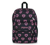 JANSPORT BIG STUDENT Zaino capiente con scomparto per laptop da 15 pollici, Happy Hearts Black (Nero)