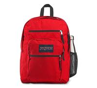 JANSPORT BIG STUDENT Zaino capiente con scomparto per laptop da 15 pollici, Red Tape (Rosso)