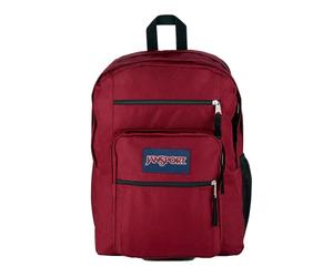 JanSport BIG STUDENT Zaino capiente con scomparto per laptop da 15 pollici, Russet Red (Rosso)