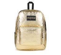 JanSport Superbreak Plus FX - Zaino da lavoro, da viaggio o per computer portatile, con tasca per bottiglia d'acqua, Surreal Shine Oro, Taglia unica, Zaino Superbreak Plus Fx