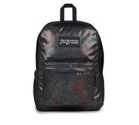 JanSport Superbreak Plus FX - Zaino da lavoro, da viaggio o per computer portatile, con tasca per bottiglia d'acqua, Oil Slick Nero, One Size, Zaino Superbreak Plus Fx