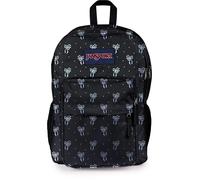JanSport Big Day Pack Zaino - Zaino grande per laptop con doppi scomparti e cinghie ergonomiche, capacità 34 L, 43.5 x 32.5 x 19 cm - Nero petalo pastello
