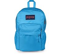 JanSport Big Day Pack Zaino - Zaino grande per laptop con doppi scomparti e cinghie ergonomiche, capacità 34 L, 43.5 x 32.5 x 19 cm - Electric Azul