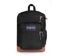 JanSport Zaino classico unisex Cool Student, nero e argento, 43X25X33
