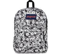 JanSport SuperBreak One Zaino - Zaino leggero per tutti i giorni con tasca portaoggetti frontale, capacità 25 L, 42 x 33 x 21 cm - Doodle Dots