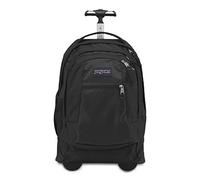 JANSPORT Zaino Trolley porta computer DRIVER 8 - Misure: 36 X 52 X 26 cm - Polyestere e Nylon - Tasca imbottita porta computer, spallacci a scomparsa, bastone telescopico con 2 altezze - Colore: nero.