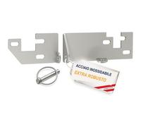 JANSTAHL Chiusura interna porte posteriori Prickstop per Fiat Ducato, Peugeot Boxer, Citroën Jumper dal 2006 - Inox, H1 H2 H3, senza forare, con copiglia