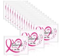 Jansun 50 sacchetti per trucchi con scritta in lingua inglese "Teacher Appreciation", per insegnare l'amore, ispirare le matite e i cosmetici, con cerniera, idea regalo per insegnanti, Rosa, 7.9 x 5.9